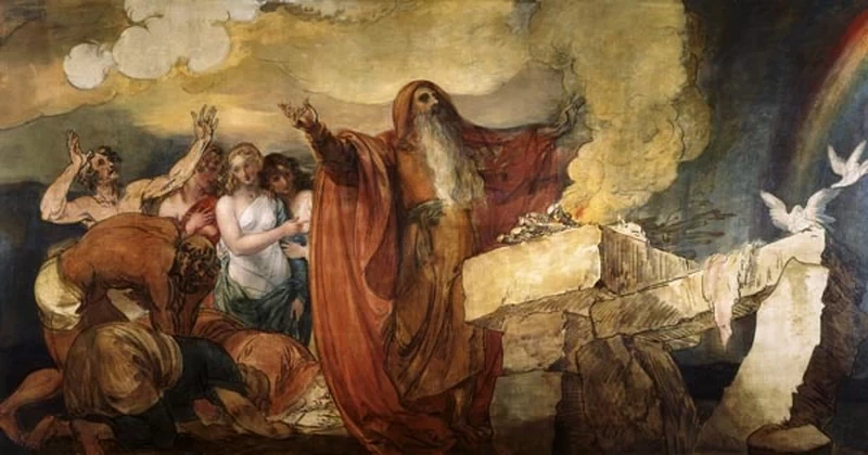 Noè sacrifica dopo il diluvio - San Antonio Museum of Art